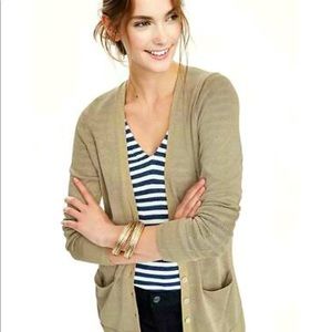 NWT Banana Republic Shiny Boyfriend Cardigan